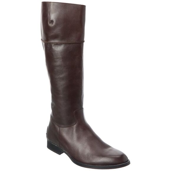 TOD's Shoes - Tod’S Leather Knee-High Boot, Brown